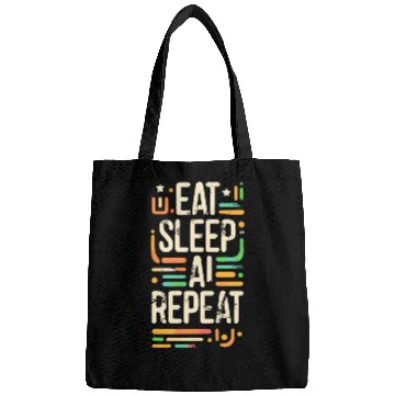Discover Eat Sleep AI Repeat Bags