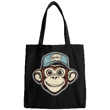 Discover Monkey Crazy Monkey Cool Monkey with Cap Bags