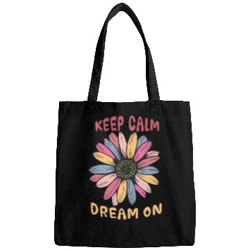 Discover Keep calm dream on Bags