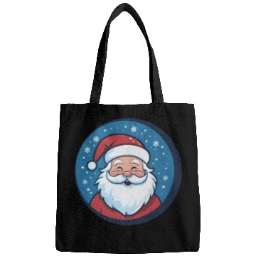 Discover Vintage Santa Smiles Christmas Cheer Bags