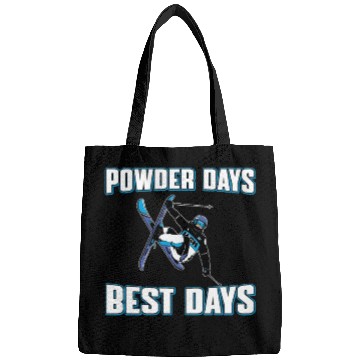 Discover Funny Freestyle Skiing Saying Bags