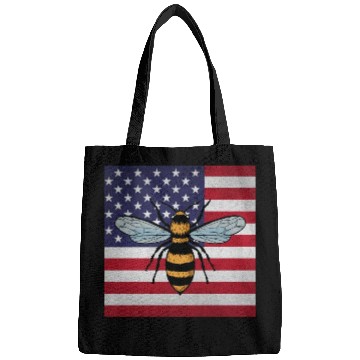 Discover Beekeeper Beekeeping Us Flag Bags