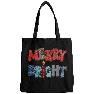 Discover Merry and Bright Chistmas Tree Family Christmas Bags