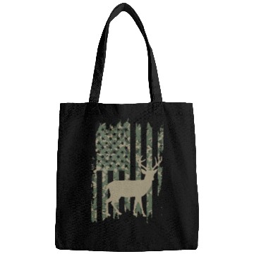 Discover Camo American Flag Deer Bags