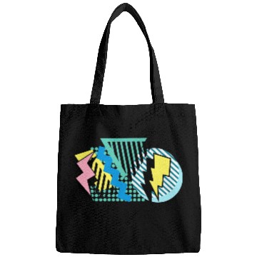 Discover Retro 90s abstract design-1 Bags