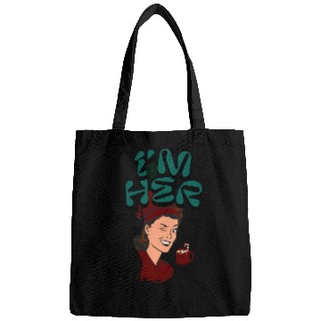 Discover Im Her! Christmas/ Mrs. Claus design Bags