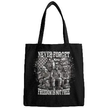 Discover Never forget freedom is not free Bags