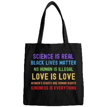 Discover Science Is Real Black Lives Matter Bags