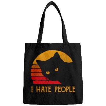 Discover Cat I Hate People Bags
