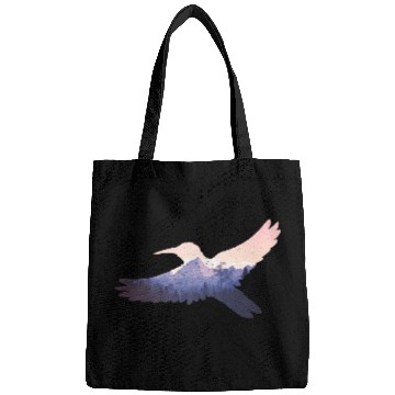 Discover Hummingbird Bird Mountains Fly Nature Paradise Bags