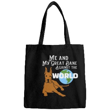 Discover Great Dane Lover My World Bags