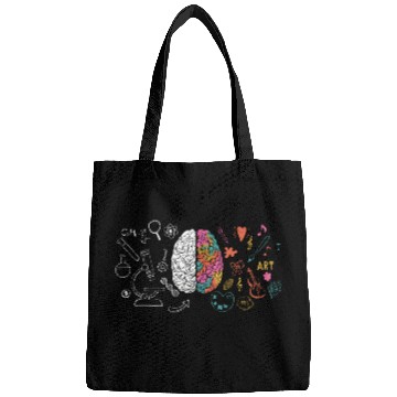 Discover Colorful Brain Science And Art Creative Cool Bags