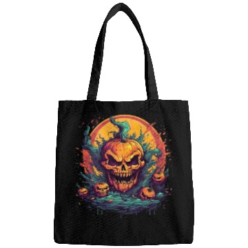 Discover Bad Pumpkin Creppy Halloween Bags