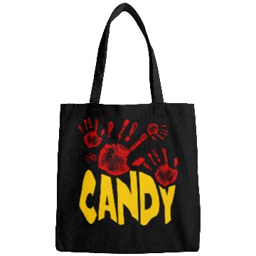 Discover Bloody Hands Halloween Candy Design Bags