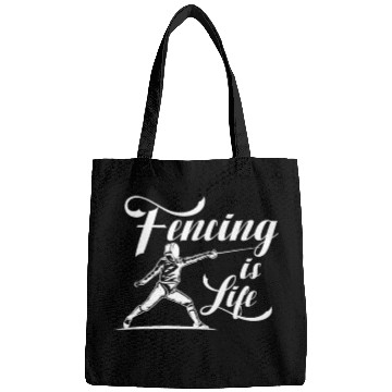 Discover Fencing Is Life Bags