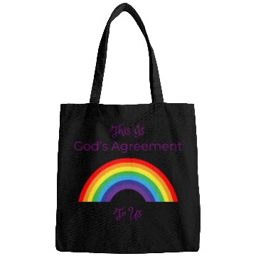 Discover This is God's Agreement to us Purple Bags