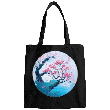 Discover Cherry blossoms tree Bags