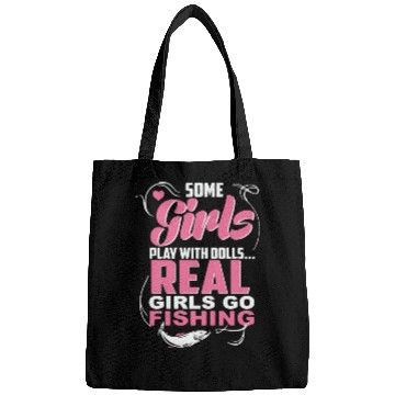 Discover Real Girls Go Fishing Bags