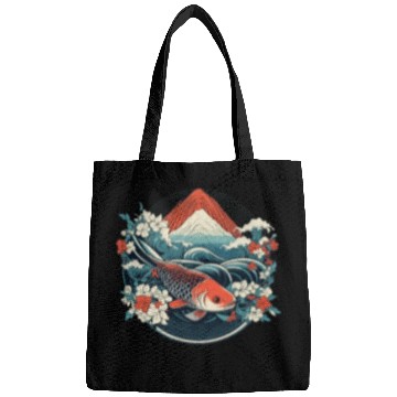 Discover Koi Fish Koi Carp Japanese Koi Garden-Pond Koi Bags