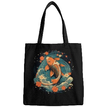 Discover Koi Fish Koi Carp Japanese Koi Garden-Pond Koi Bags