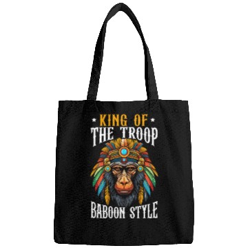Discover Baboon Monkey Lover Wildlife Animal Zookeeper Bags