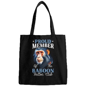 Discover Baboon Monkey Lover Wildlife Animal Zookeeper Bags