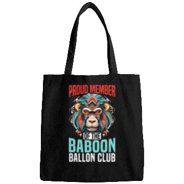 Discover Baboon Monkey Lover Wildlife Animal Zookeeper Bags