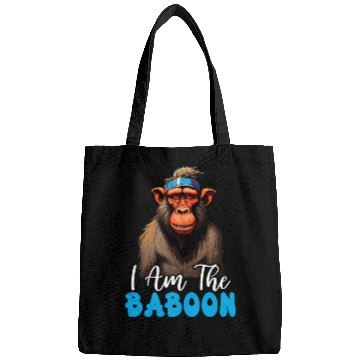 Discover Baboon Monkey Lover Wildlife Animal Zookeeper Bags