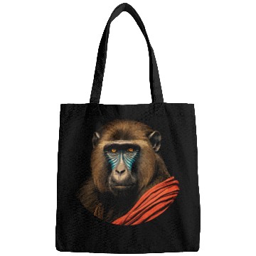 Discover Baboon Monkey Lover Wildlife Animal Zookeeper Bags