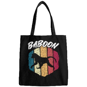 Discover Baboon Monkey Lover Wildlife Animal Zookeeper Bags