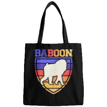 Discover Baboon Monkey Lover Wildlife Animal Zookeeper Bags