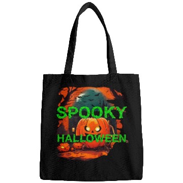 Discover Spooky Halloween scary pumpkin Bags