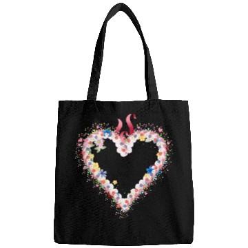 Discover Gingerbread heart shape with icing and bow Bags