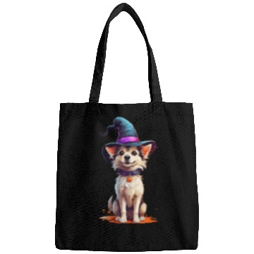 Discover Halloween Witch Dog Bags