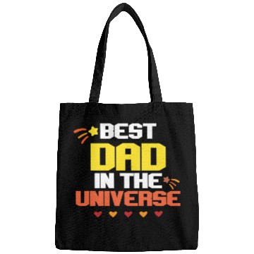 Discover Best Dad In The Universe Bags