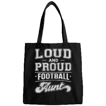 Discover Loud and Proud Football Aunt Bags