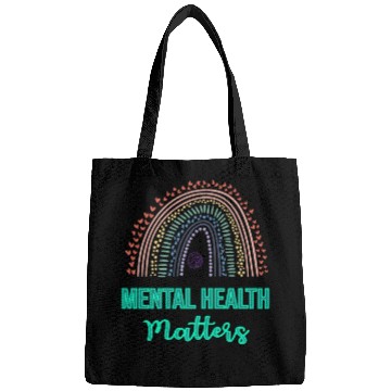 Discover Mental Health matters design Bags