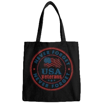 Discover Never Forget Us Veterans Bags