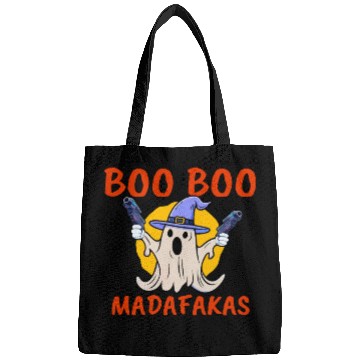 Discover Boo Boo Madafakas , Funny Halloween Ghost Bags