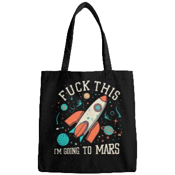 Discover Kids Rocket Mars Space Bags Tees Bags Sweet