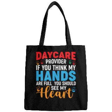 Discover Daycare Provider Childcare Pre-k Teacher Appreciat Bags