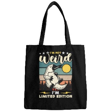 Discover Platypus I'm Not Weird I'm Retro Living Fossil Bags