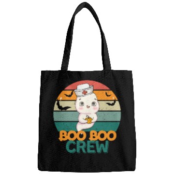 Discover Boo Boo Crew Ghost Halloween Paramedic Nurse Ghost Bags