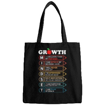 Discover Growth Mindset Definition Motivational Quote Class Bags