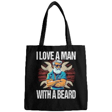 Discover I Love A Man With A Beard - For Mechanics Beard Bags