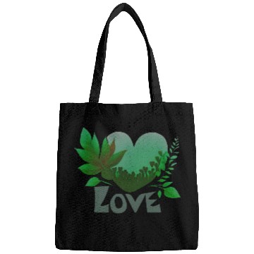 Discover Love Design Leaves Greens Bags