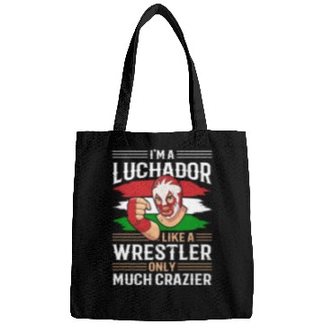 Discover Mexican Wrestling Wrestler Lucha Libre Mask Mexico Bags