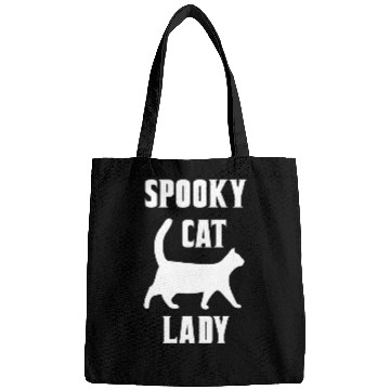 Discover Spooky Cat Lady Bags