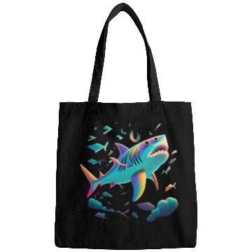 Discover Rainbow Shark in AI Platform - Unique and Stylish Bags