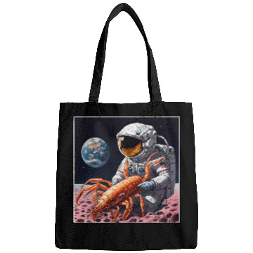 Discover Astronaut in space with shrimp Bags
